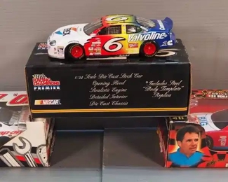 Diecast 1:24 Scale Racing Champions Premier Mark Martin #6 Zerex Car, Darrell Waltrip #66 K-Mart Car, And #02 Snap-On Car