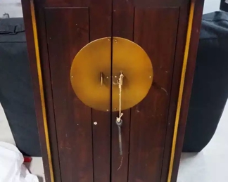 Pier 1 Imports Two Door Compartmental Cabinet, With Pin Lock, 37"x18"x14"