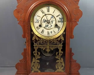 Antique Seth Thomas Co 20" x 14" x 3.5", Shelf Clock