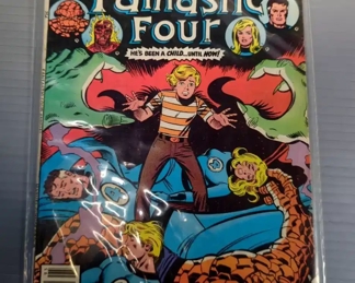 Small Box Of Comics Including The New Mutants, Roy Rogers, Super-Man and Red Sonja, Huey, Dewey, And Louie, Fantastic Four And More Content Of Box