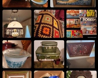a full home full of nice vintage items