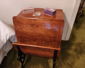 antique school desk