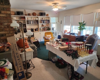 Christmas, books, holiday, furniture