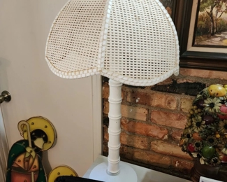 wicker lamps, we have 2