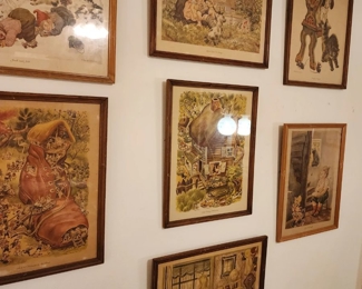 nursery rhyme framed pictures