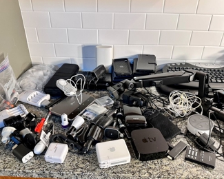 Chargers, cords and miscellaneous office gear.