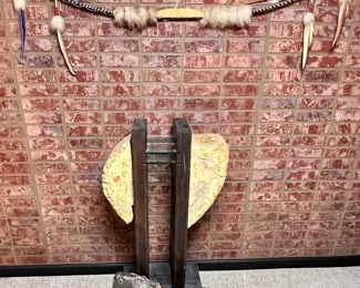 Bow & arrow and art piece.