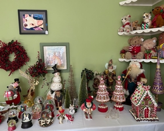 An entire room full of Christmas Decorations....The Holidays are right around the corner!