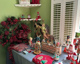 An entire room full of Christmas Decorations....The Holidays are right around the corner!