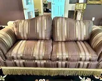 1/2 Off Last Weekend's Price of $1000...This is a beautiful two cushion sofa that will definitely make a statement in your home!