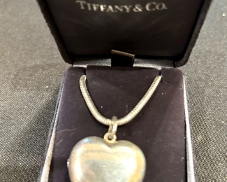 Tiffany & Company Silver Heart  Necklace (This piece can be seen at checkout)