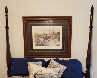 Kincaid Commenwealth Cherry Bedroom 4-poster rice bed