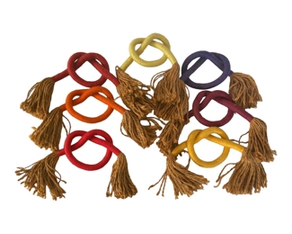 Fiber Art Knots MCM Wall Decor