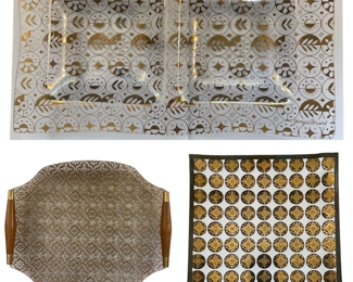 Georges Briard + Glass serving dishes