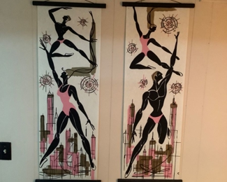 Painted on heavy vellum 