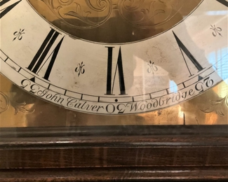 John Culver Woodbridge antique clock