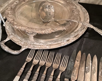 Lovely trays and ladle 