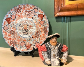 Antique plate (as is); Henry VIII Toby Mug