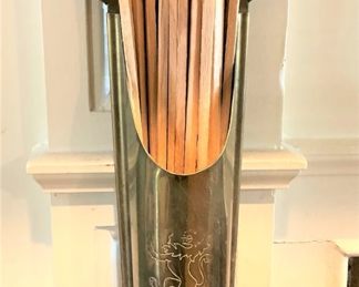 The Brass Lion match holder