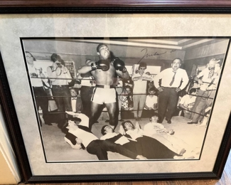 Muhammad Ali (signed by him) and The Beatles