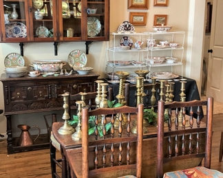 The breakfast room is filled with treasures!