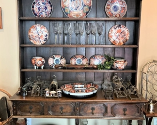 Fabulous antique barley twist Welsh dresser/ buffet/ sideboard