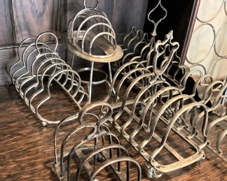 More of the antique toast rack collection