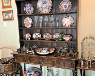 Fabulous antique barley twist Welsh dresser/buffet/sideboard