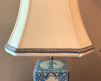 Lamp and neatly trimmed shade