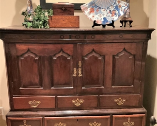 Antique storage cabinet