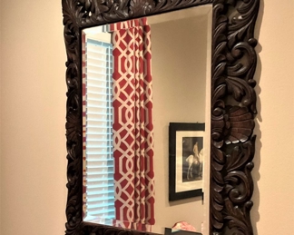 One of several antique mirrors in the home
