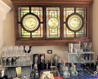 Stemware; decanters; barware