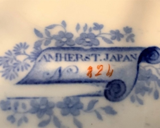 "Amherst" china from Japan