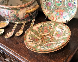 Rose Medallion china