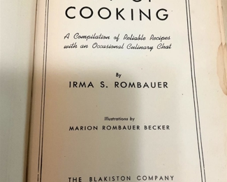 1943 edition of "The Joy of Cooking" by Irma S. Rombauer