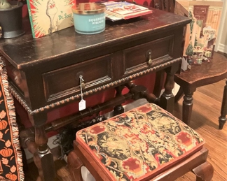 Small side table and bench