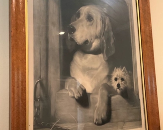 Framed "Dignity and Impudence"  by Sir Edwin Henry Landseer (1802 - 1873)