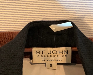 St. John brown & black jacket