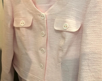 Pale pink Worth suit