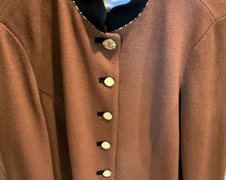 St. John brown & black jacket