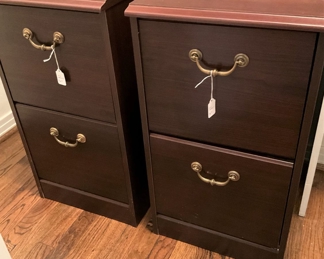 Wooden file cabinets