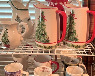 Pitchers and mugs