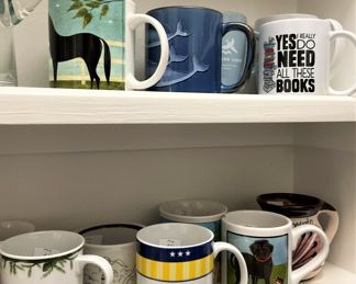 Some of the many mugs