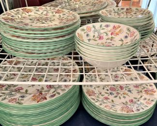 "Haddon Hall" by Minton - English bone china