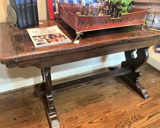Antique library table