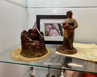 TOM CLARK Gnomes: c.1979 RARE Stumpy and c.1988 Eleanor and Virginia