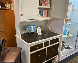 Antique Hoosier Cabinet 