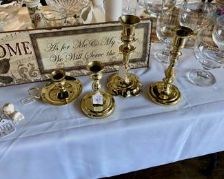 BRASS Candle Holders
