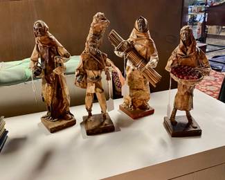 Paper Mache' Folk Art Figures 