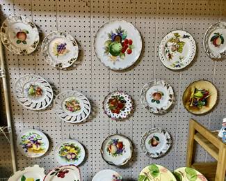 Hand Painted Vintage Plates